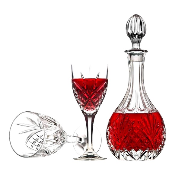🌟 Godinger Dublin Wine Decanter Set - 24% Lead Crystal - Picture 13 of 13